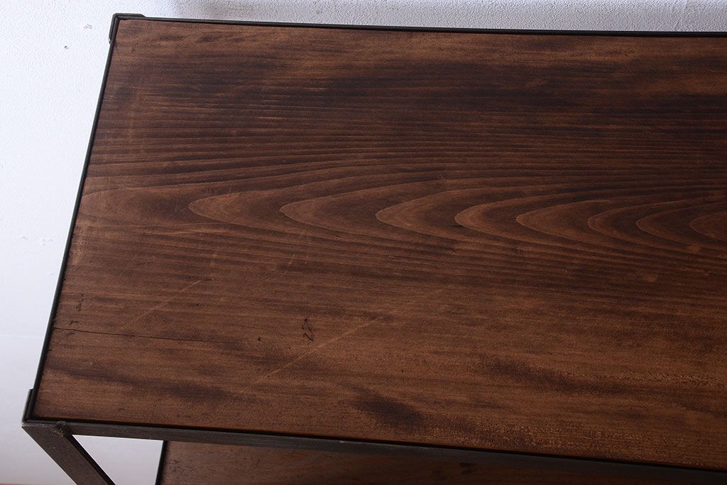 ラフジュ工房オリジナル　シンプルなアイアンラック(1)