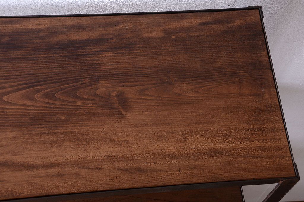 ラフジュ工房オリジナル　シンプルなアイアンラック(1)