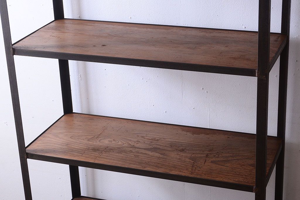 ラフジュ工房オリジナル　シンプルなアイアンラック(1)