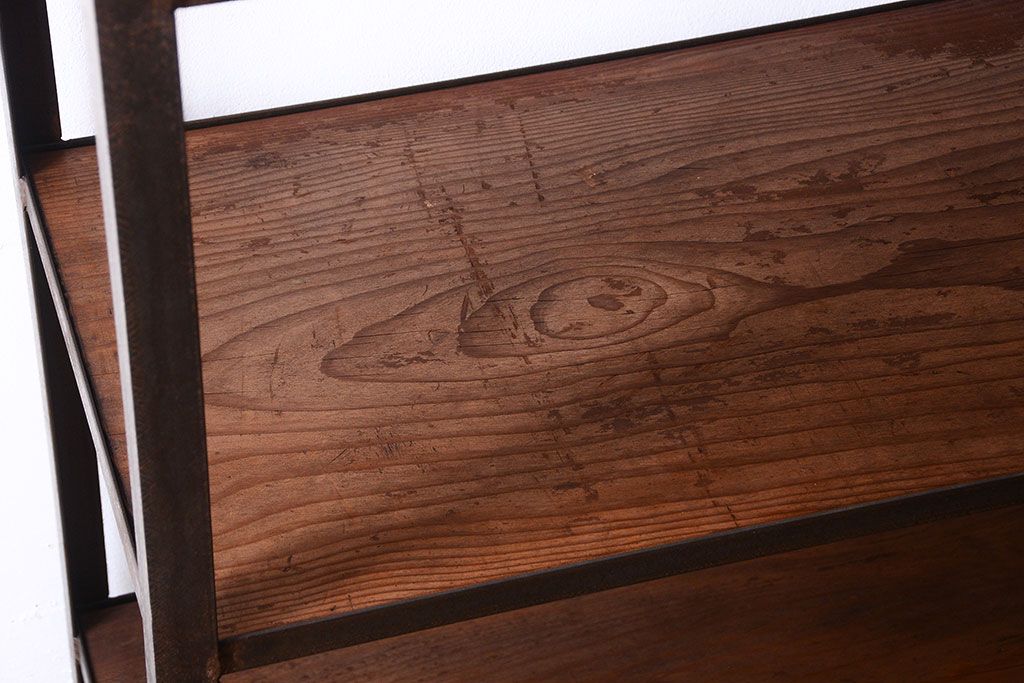 ラフジュ工房オリジナル　シンプルなアイアンラック(1)