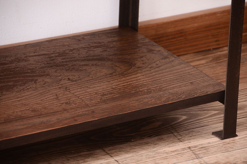 ラフジュ工房オリジナル　シンプルなアイアンラック(1)