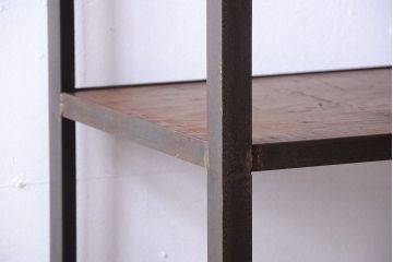 ラフジュ工房オリジナル　シンプルなアイアンラック(1)