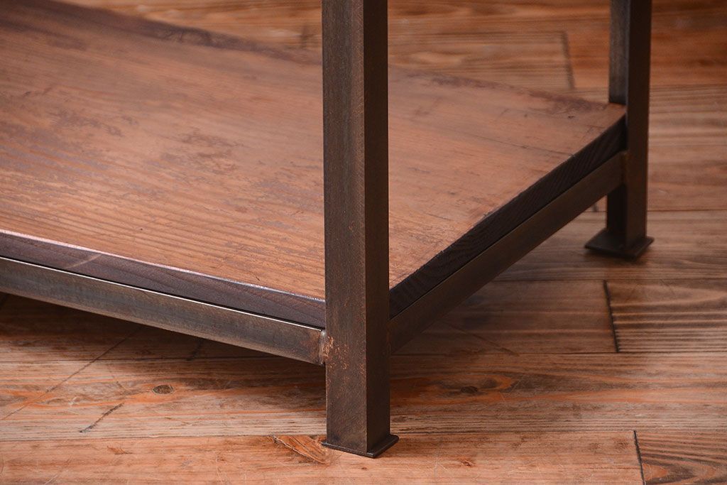 ラフジュ工房オリジナル　シンプルなアイアンラック(1)