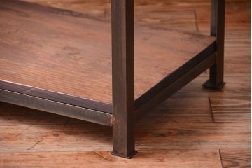 ラフジュ工房オリジナル　シンプルなアイアンラック(1)