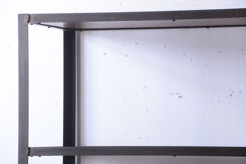 ラフジュ工房オリジナル　シンプルなアイアンラック(2)