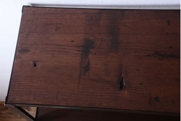 ラフジュ工房オリジナル　シンプルなアイアンラック(2)