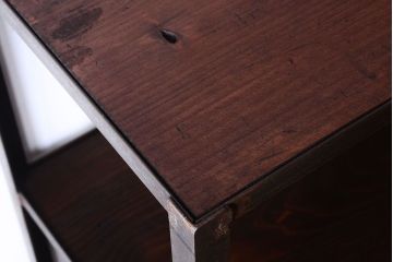 ラフジュ工房オリジナル　シンプルなアイアンラック(2)