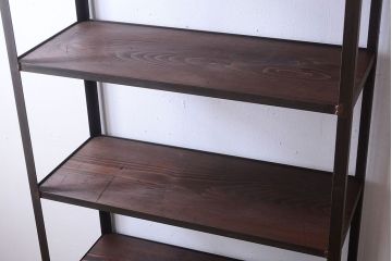 ラフジュ工房オリジナル　シンプルなアイアンラック(2)