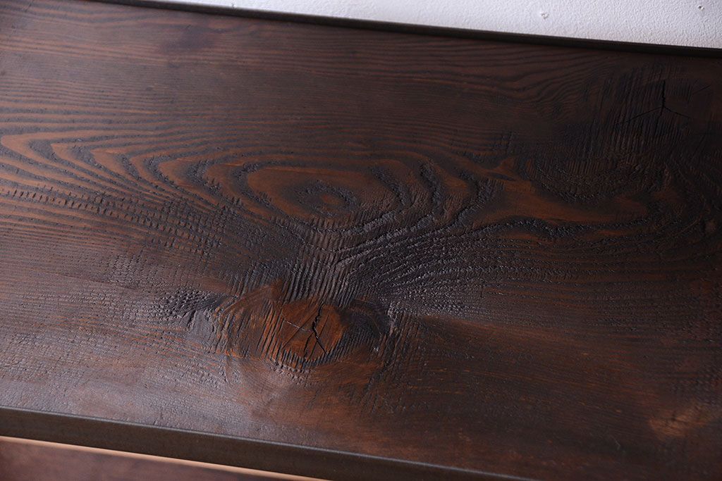 ラフジュ工房オリジナル　シンプルなアイアンラック(2)