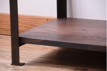 ラフジュ工房オリジナル　シンプルなアイアンラック(2)