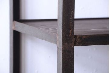 ラフジュ工房オリジナル　シンプルなアイアンラック(2)