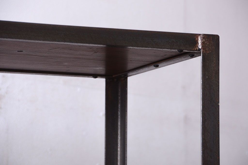 ラフジュ工房オリジナル　シンプルなアイアンラック(2)