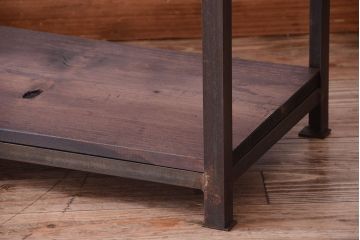 ラフジュ工房オリジナル　シンプルなアイアンラック(2)