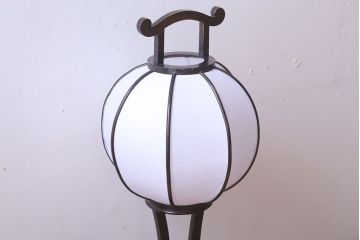 和製アンティーク　高級品!古い雪洞(ぼんぼり)型照明(フロアスタンド・間接照明)