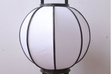 和製アンティーク　高級品!古い雪洞(ぼんぼり)型照明(フロアスタンド・間接照明)