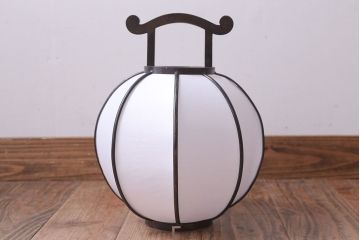 和製アンティーク　高級品!古い雪洞(ぼんぼり)型照明(フロアスタンド・間接照明)