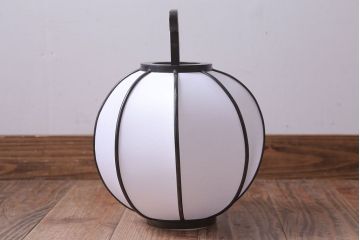 和製アンティーク　高級品!古い雪洞(ぼんぼり)型照明(フロアスタンド・間接照明)