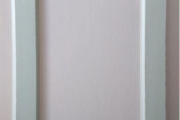 アンティークペイント　ミントグリーン×アンティークホワイト　ドア