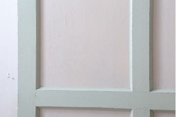 アンティークペイント　ミントグリーン×アンティークホワイト　ドア