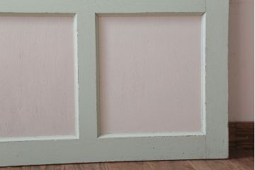 アンティークペイント　ミントグリーン×アンティークホワイト　ドア