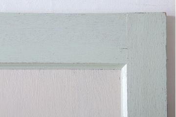 アンティークペイント　ミントグリーン×アンティークホワイト　ドア