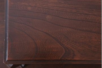 アンティーク雑貨　和製アンティーク　脚付き!古い欅材の花台