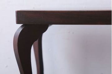 アンティーク雑貨　和製アンティーク　脚付き!古い欅材の花台