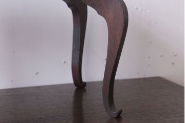 アンティーク雑貨　和製アンティーク　脚付き!古い欅材の花台