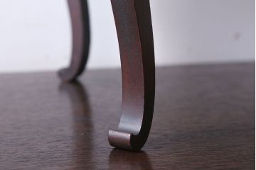 アンティーク雑貨　和製アンティーク　脚付き!古い欅材の花台