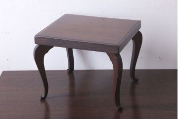 アンティーク雑貨　和製アンティーク　脚付き!古い欅材の花台