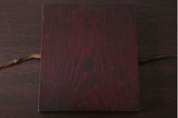 アンティーク雑貨　古民具・骨董　明治〜大正期　漆塗り!古い小物収納箱(文箱・木箱・小箱)