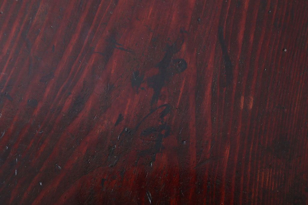 アンティーク雑貨　古民具・骨董　明治〜大正期　漆塗り!古い小物収納箱(文箱・木箱・小箱)