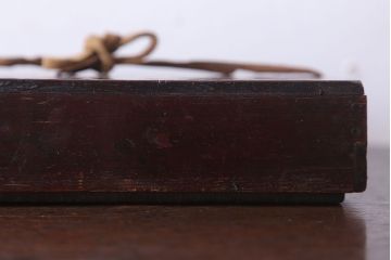 アンティーク雑貨　古民具・骨董　明治〜大正期　漆塗り!古い小物収納箱(文箱・木箱・小箱)