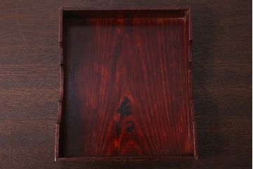 アンティーク雑貨　古民具・骨董　明治〜大正期　漆塗り!古い小物収納箱(文箱・木箱・小箱)