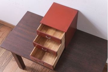 レトロ家具　昭和レトロ　小さなアンティーク小引き出し