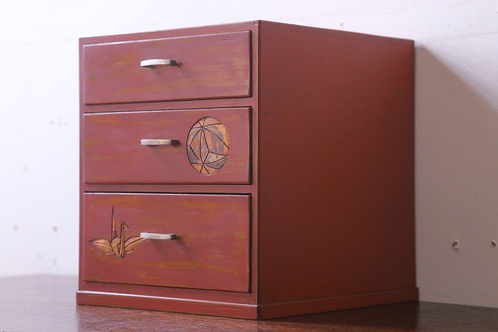 レトロ家具　昭和レトロ　小さなアンティーク小引き出し