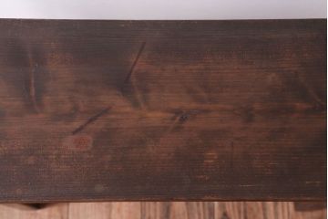アンティーク雑貨　和製アンティーク　古い木製の飾り台(2)