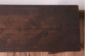 アンティーク雑貨　和製アンティーク　古い木製の飾り台(2)