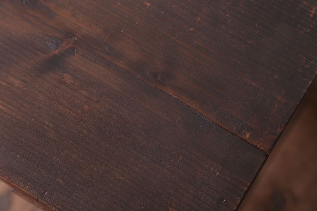 アンティーク雑貨　和製アンティーク　古い木製の飾り台(2)