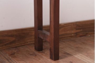 アンティーク雑貨　和製アンティーク　古い木製の飾り台(2)