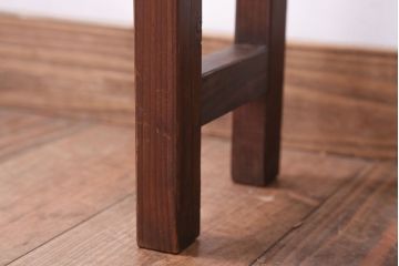 アンティーク雑貨　和製アンティーク　古い木製の飾り台(2)