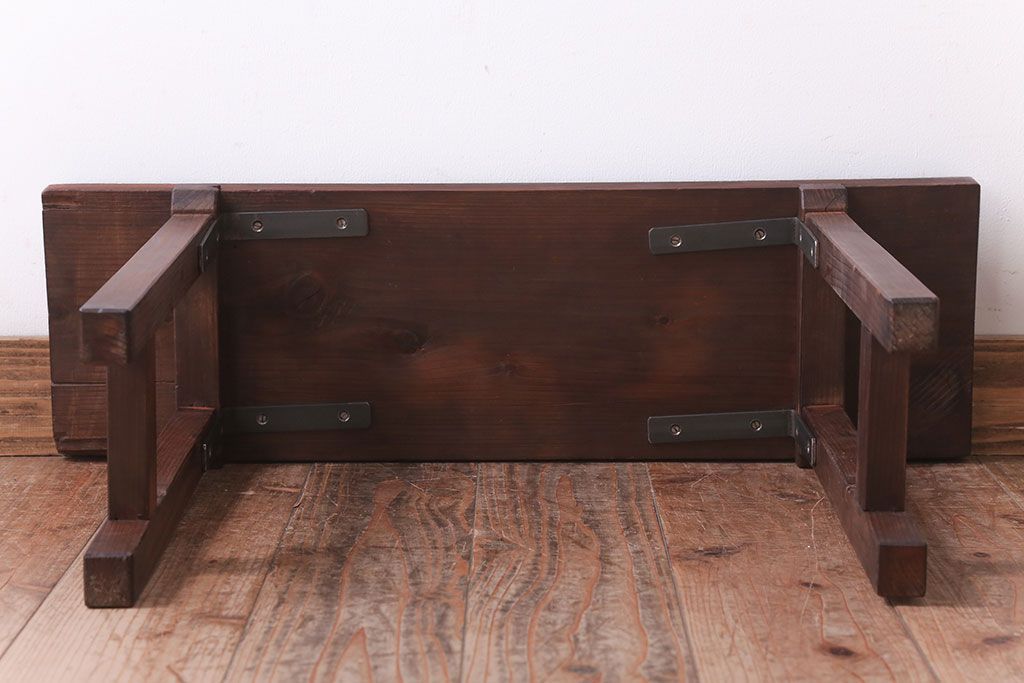 アンティーク雑貨　和製アンティーク　古い木製の飾り台(2)