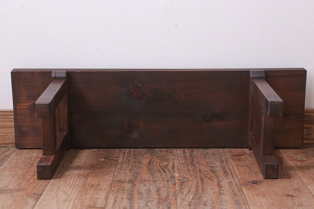 アンティーク雑貨　和製アンティーク　古い木製の飾り台