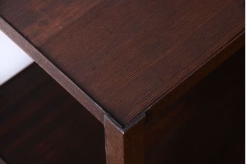 ラフジュ工房オリジナル　シンプルな背の低いアイアンラック(1)