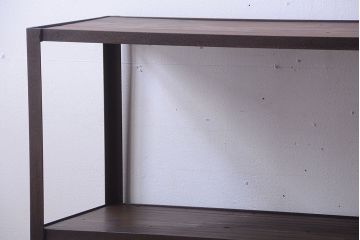 ラフジュ工房オリジナル　シンプルな背の低いアイアンラック(1)