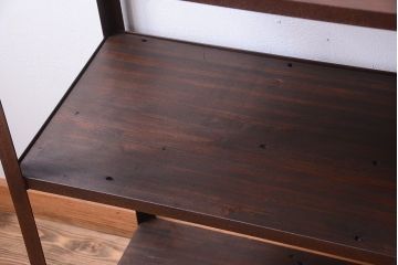 ラフジュ工房オリジナル　シンプルな背の低いアイアンラック(1)