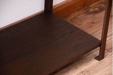 ラフジュ工房オリジナル　シンプルな背の低いアイアンラック(1)