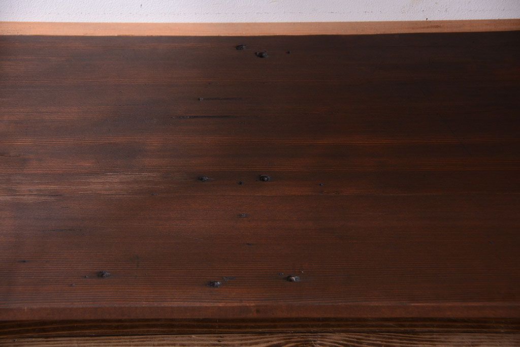 ラフジュ工房オリジナル　シンプルな背の低いアイアンラック(1)