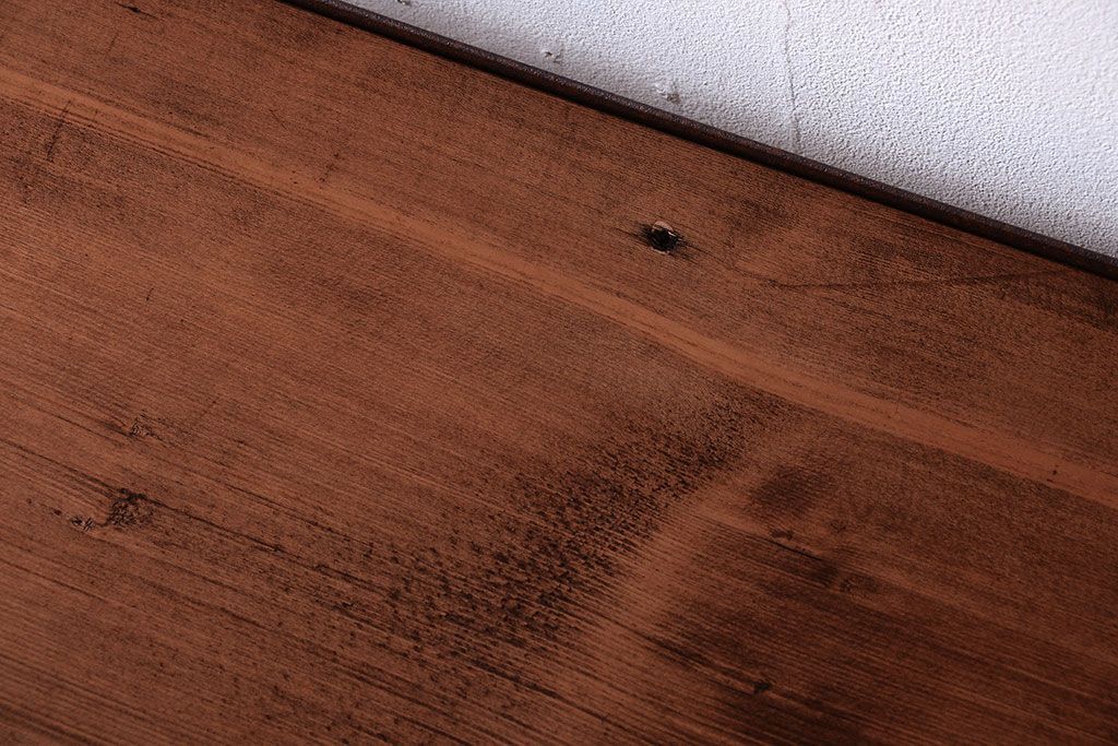 ラフジュ工房オリジナル　シンプルな背の低いアイアンラック(2)