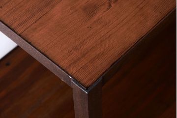 ラフジュ工房オリジナル　シンプルな背の低いアイアンラック(2)